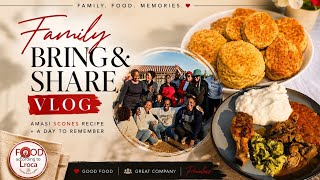 Family Bring & Share Vlog | My Easy Amasi Scones Recipe + A Beautiful Day with Family ❤️ screenshot 4