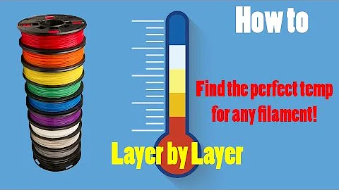 HOW TO FIND THE PERFECT TEMP FOR ANY FILAMENT 3D PRINTING
