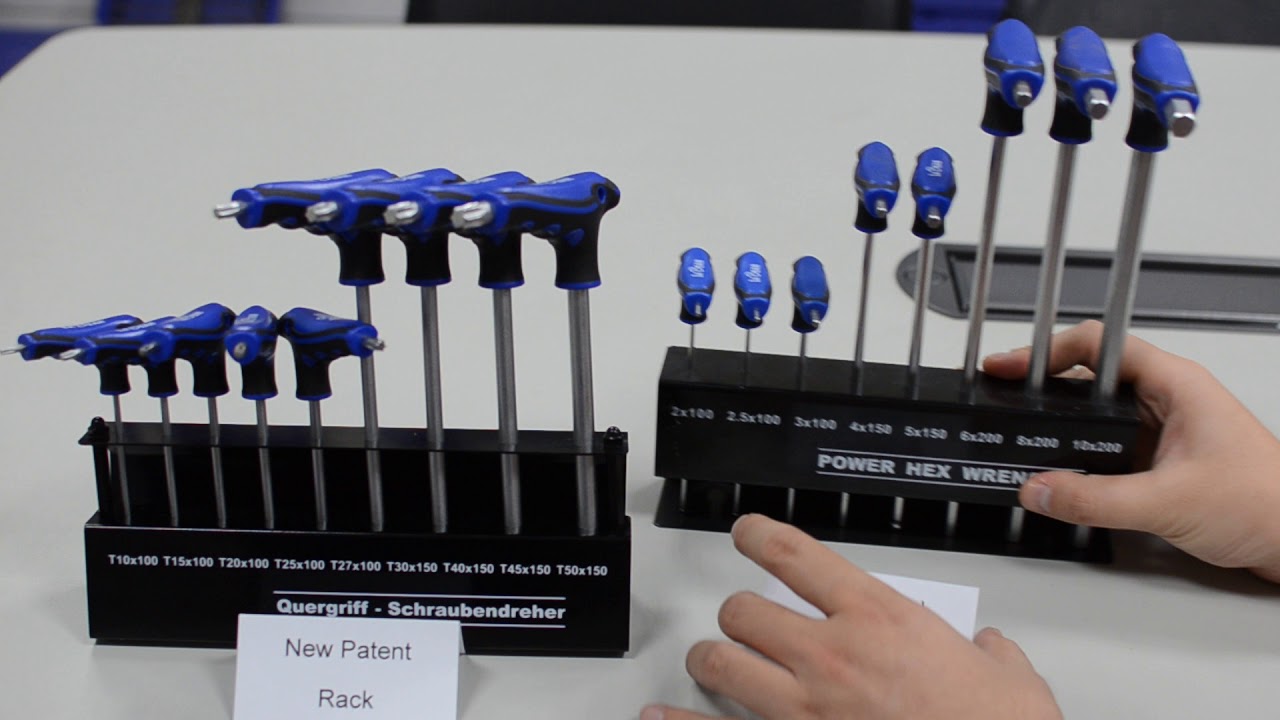 LaBear new Patent design ---hex key rack - YouTube