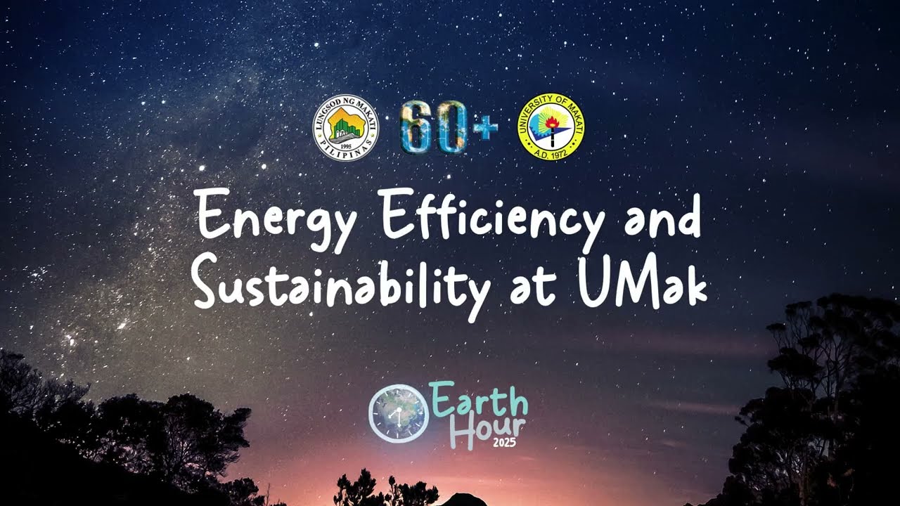 Sustainability Efforts of University of Makati in global observance of Earth Hour 2025