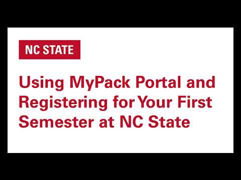 New Student Orientation: Enroll Using MyPack Portal