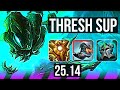 THRESH &amp; Aphelios vs DR. MUNDO &amp; Vayne (SUP) | 500+ games | NA Master | 25.14