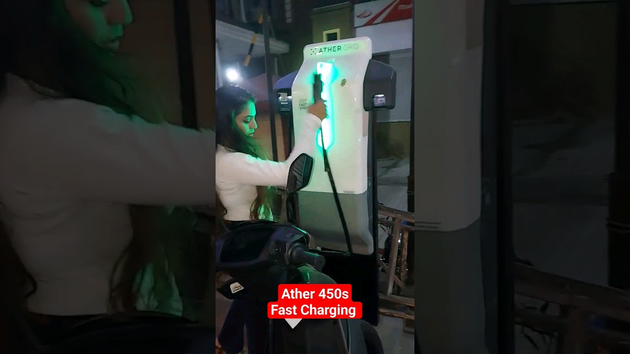 Ather 450s fast charging | Ather Grid 
