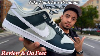 Nike Dunk Low Premium “SPLIT DEEP JANGLE” Review & On Feet