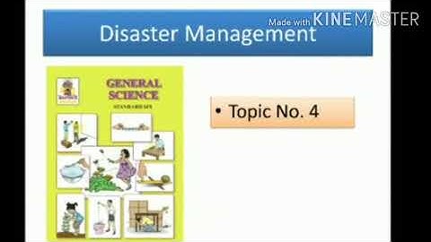 Std-6th,Subject:General Science(Semi English),Ch.4) Disaster Management (Part 2)