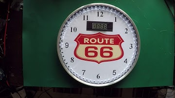 DS1302 Rotating LED Electronic Digital Clock