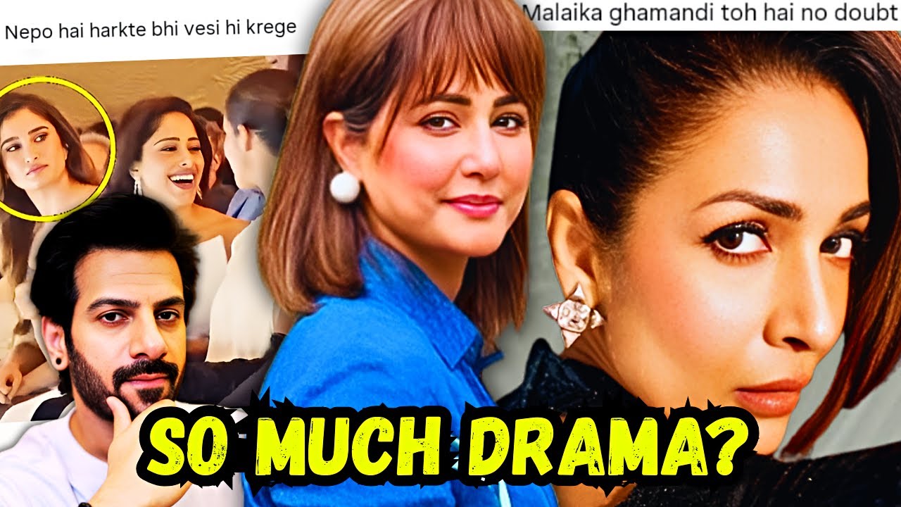 Hina Khan caught in an AWKWARD SNUB by Rasha Thadani? Malaika Arora being TOO ELITE to greet?