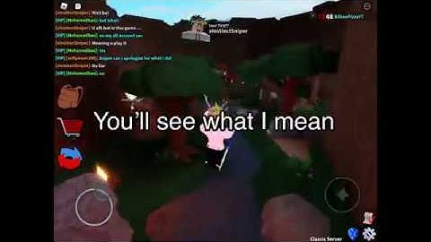 Ok so, there is a OP Hacker... (Roblox Assassin)