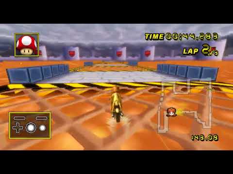 【CTGP 200cc WR】GBA Bowser Castle 3 (Shortcut) - 1:24.170 - Jcool