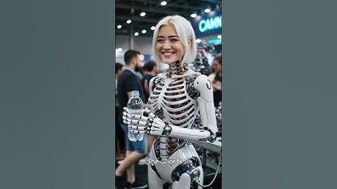 Guy Tries Out the Newest Girlfriend Robot at the Expo