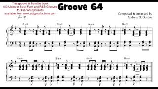 Video thumbnail of "A groove from the book 100 Ultimate Soul, Funk and R&B Grooves for Piano and Keyboards"