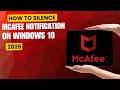 top McAfee "Your PC is at Risk" Pop Ups - Best Settings