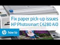 Fixing Paper Pick-Up Issues | HP Photosmart C4280 All-in-One Printer | HP