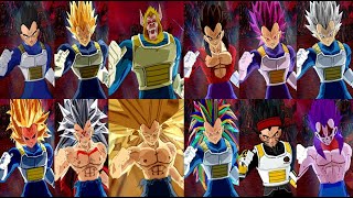 Vegeta All Forms Ultra Remake (100+ Transformations)