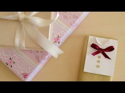How To Make A Gift Box With An Elegant Greeting Card - DIY Crafts Tutorial - Guidecentral