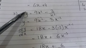 TKMaths Add Maths Basic Differentiation of Polynommial and Trig  function Ex  15 1 &18 1