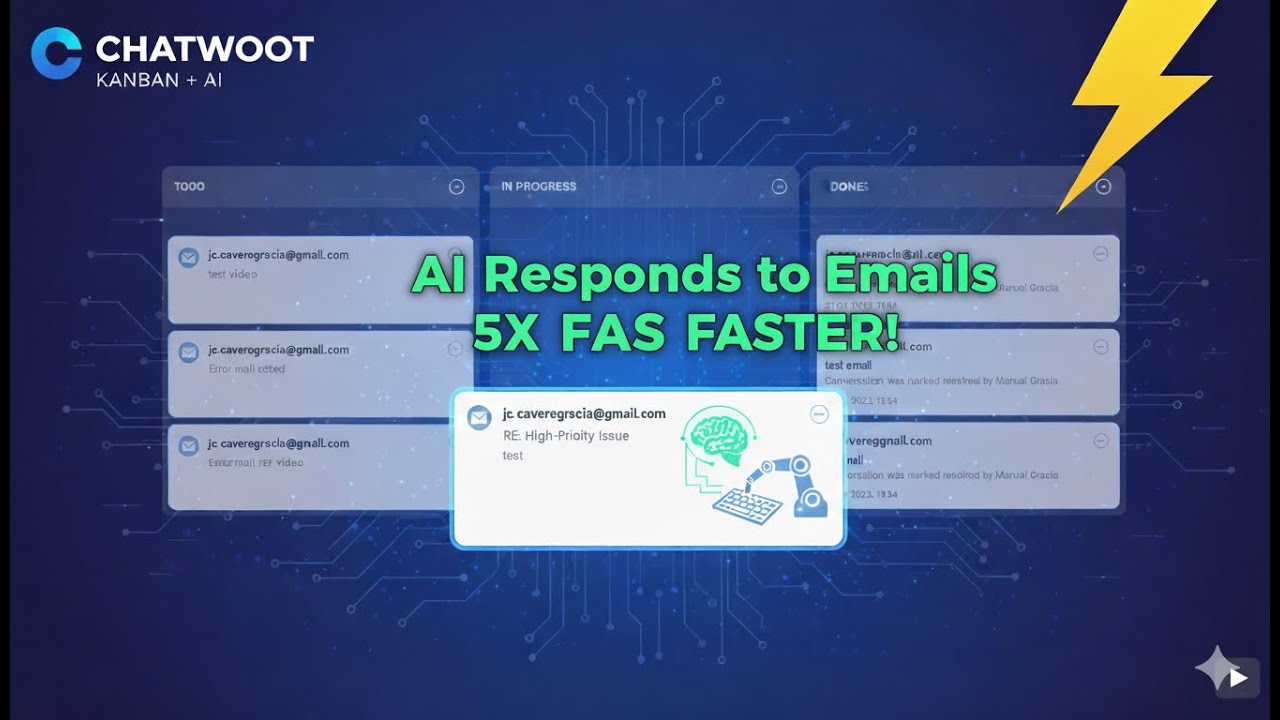 Chatwoot Kanban + AI: Respond to Emails 5x Faster with Our AI Kanban Board