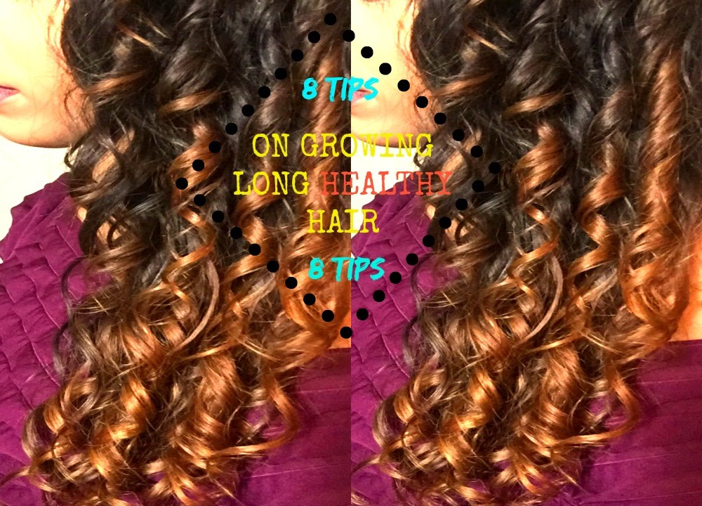 8 TIPS ON GROWING LONG HEALTHY HAIR - YouTube