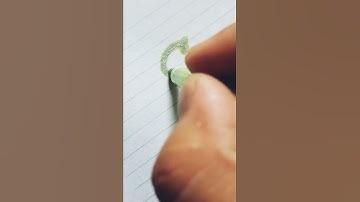 Satisfying ASMR Calligraphy Alphabets | E #shorts