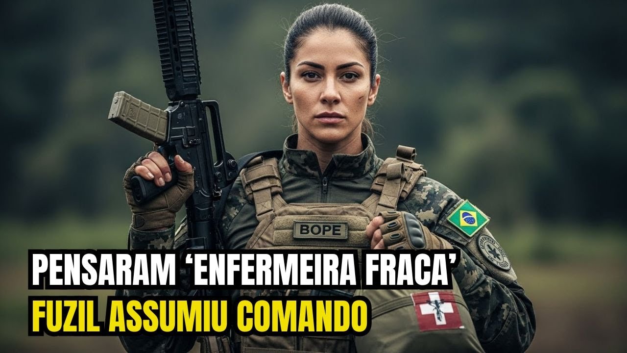 O Comando Pensou Que Ela Era Só Uma Enfermeira — Até Ela Pegar o Fuzil e Virar a Batalha