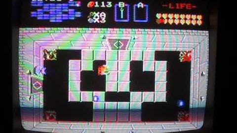 Legend of Zelda (NES) 2nd Quest Swordless (CRT TV and Console)