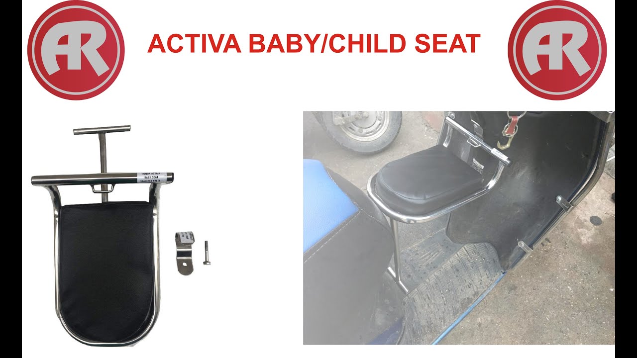 UNIVARSAL MOPED VEHICLE BABY SEAT ACTIVA//MESTRO//ACCESS 125//BURGMEN