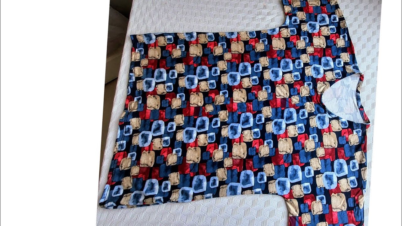 ÇOK KOLAY TİŞÖRT KESİMİ VE DİKİMİ TERZİYE GEREK YOK/No need to be a tailor, anyone can sew a t-shirt