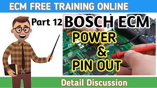 BOSCH ECM POWER PIN OUT #car #free #repairing PART 12