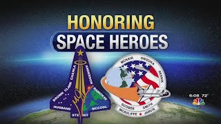 Dedication held to honor space heroes