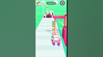 Bakery Stack Level 35 New cake#shorts​ #bakerystack