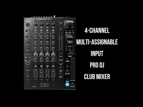 DENON DJ X1850 PRIME - 4 Channel Pro DJ Club Mixer - New Product 2020!