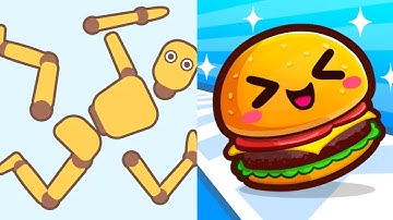 Ragdoll Break VS Food Run / All Max Levels Gameplay Android,ios New Update