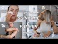 CURRENT SKINCARE & PAMPER ROUTINE | NAILS | TAN | HAIR | Conagh Kathleen