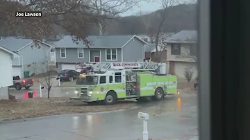 Fire truck slides, spins on ice in Jefferson County subdivision
