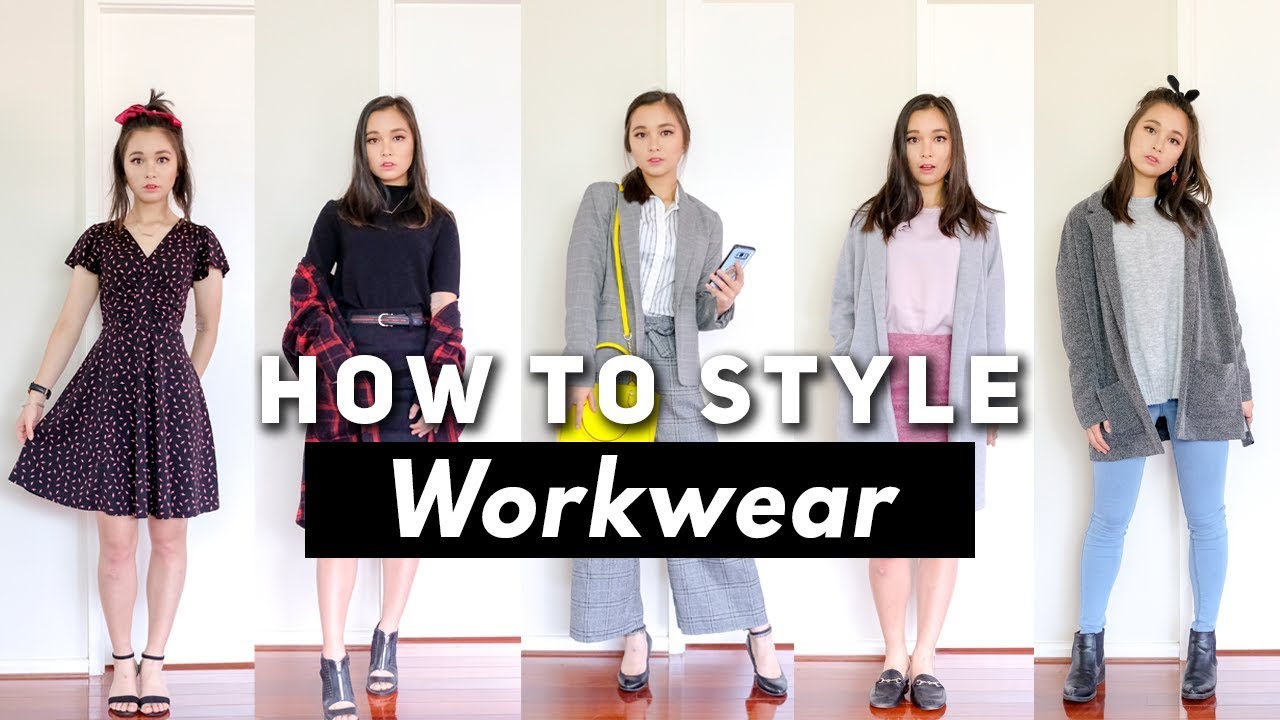 How to style workwear Fashion lookbook YouTube