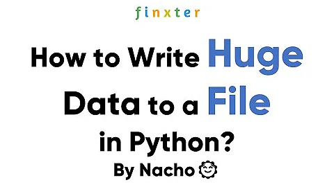 How to Write Huge Amounts of Generated Data to a File in Python?