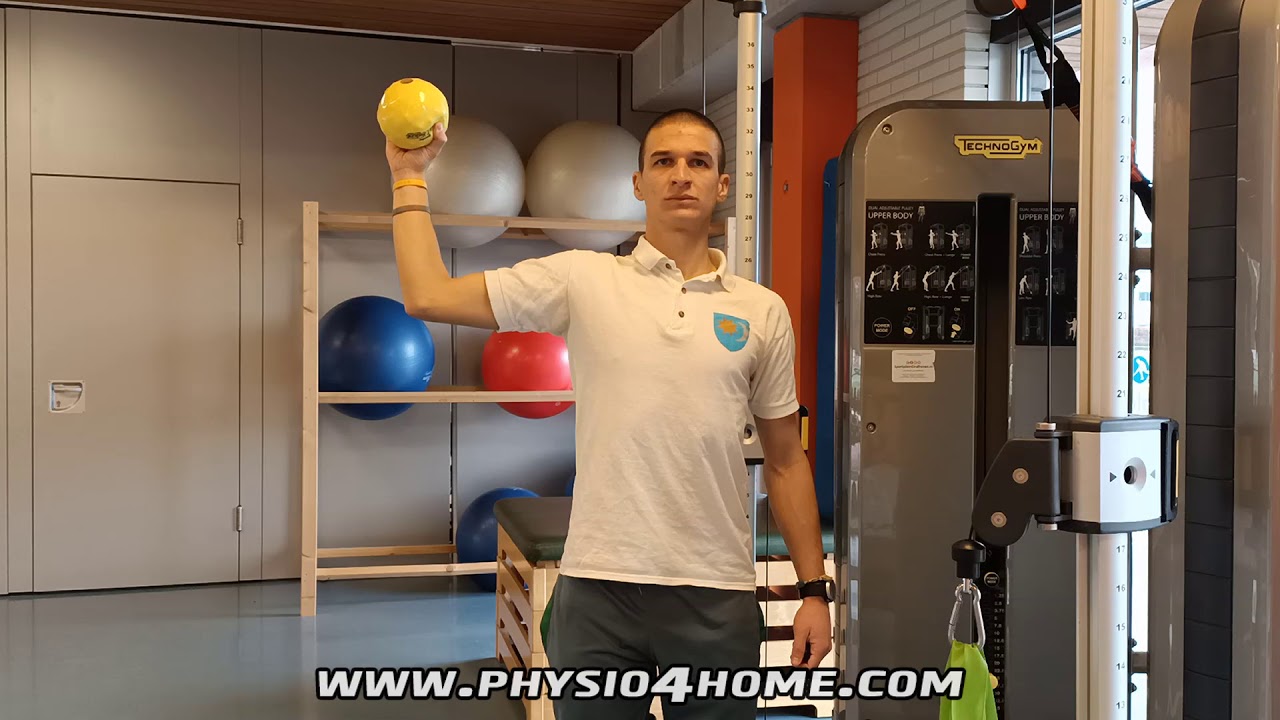 29 - Strengthen Isotonic Shoulder External Rotation - YouTube