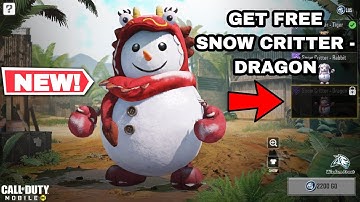 How to Get FREE Snow Critter - Dragon in Cod Mobile 2023