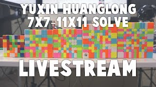 Yuxin HuangLong 7x7-11x11 Solve Livestream! screenshot 3