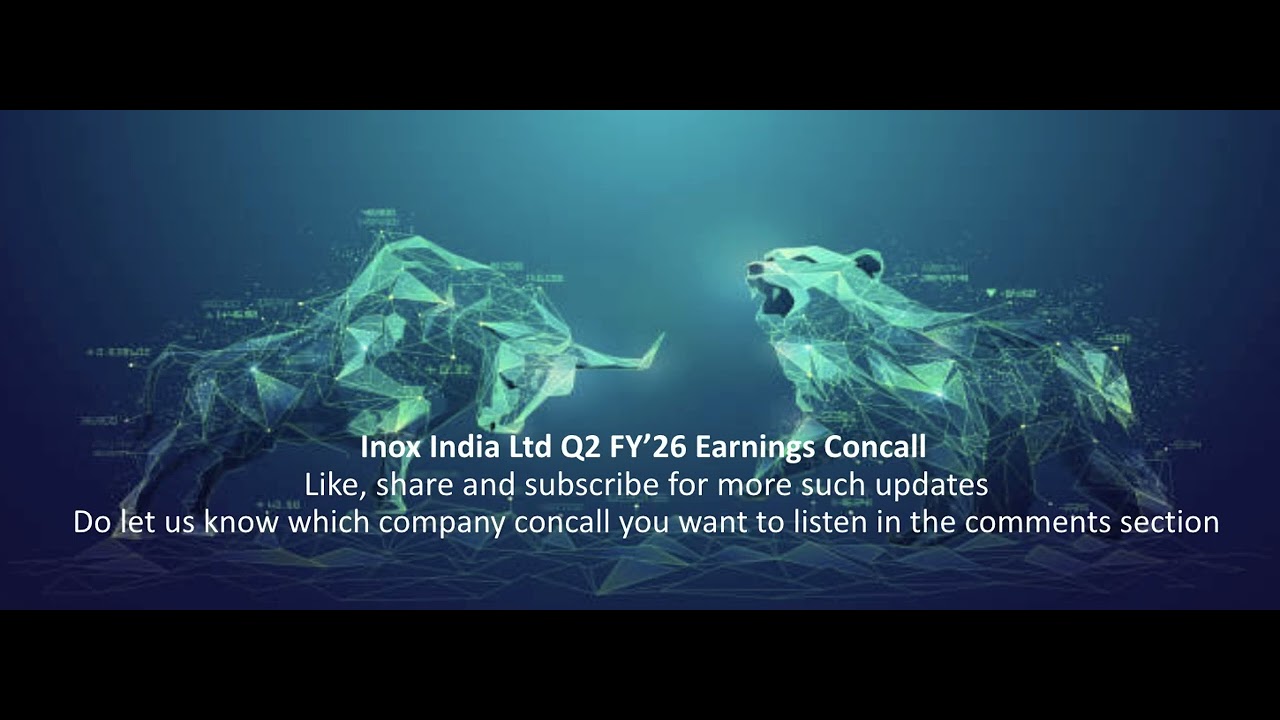 Inox India Ltd Q2 FY’26 Earnings Concall - YouTube