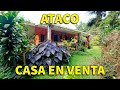 VENTA DE CASA DE CAMPO EN RUTA DE LA FLORES ATACO, AHUACHAPAN EN EL SALVADOR !ALERTA INMOBILIARIO!!