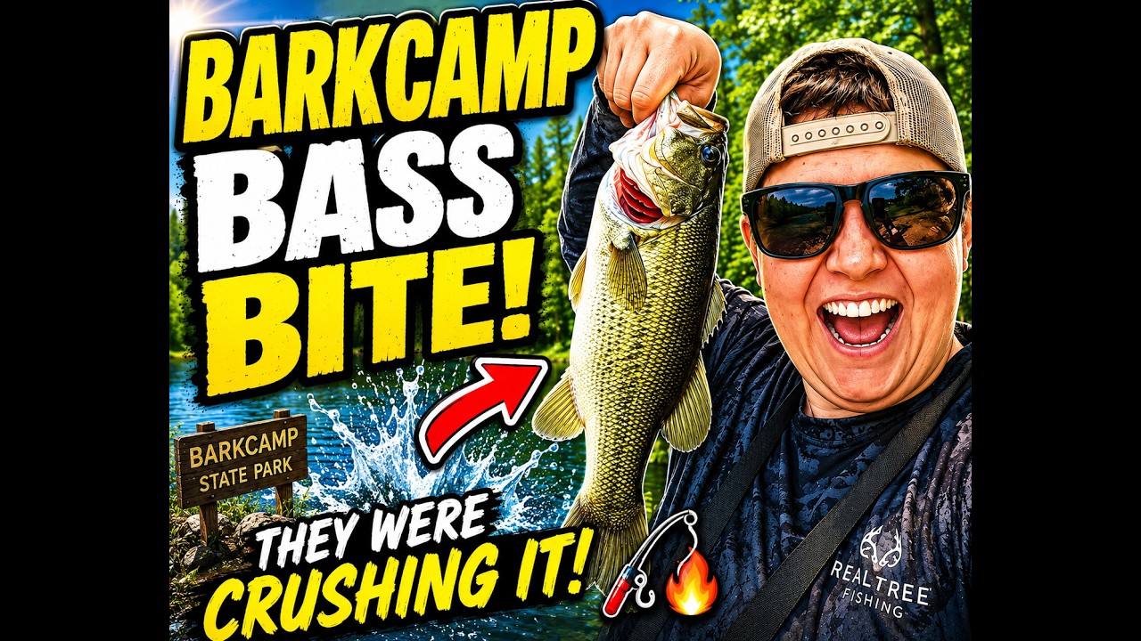 Fishing Barkcamp State Park | The Bass Were BITING! 🎣🔥