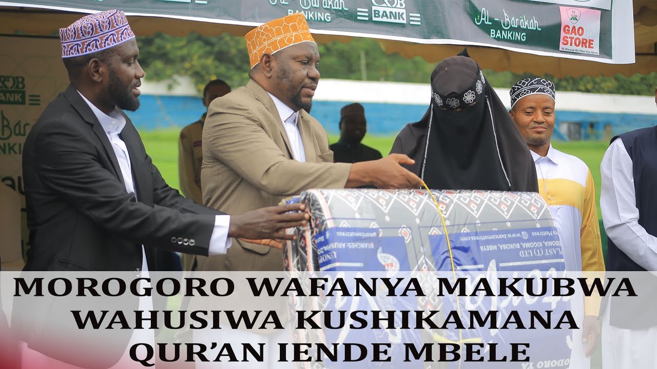 SHEIKH KAPORO AWATAKA WANA MOROGORO WASHIKAMANE QUR'AN IENDE MBELE 