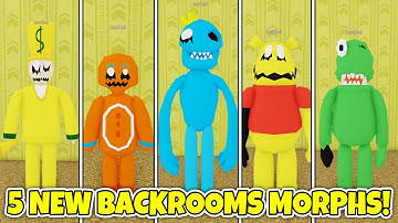 [09/17 UPDATE] How to get ALL 5 NEW BACKROOM MORPHS in BACKROOMS MORPHS! - Roblox