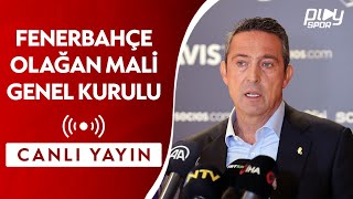 Fenerbahçe Başkanı Ali Koç Açıklamalarda Bulunuyor / Canlı Yayın