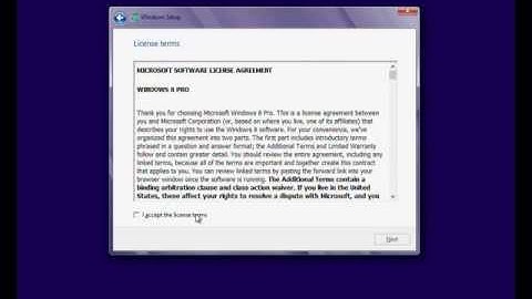 Windows 8 installation timelapse