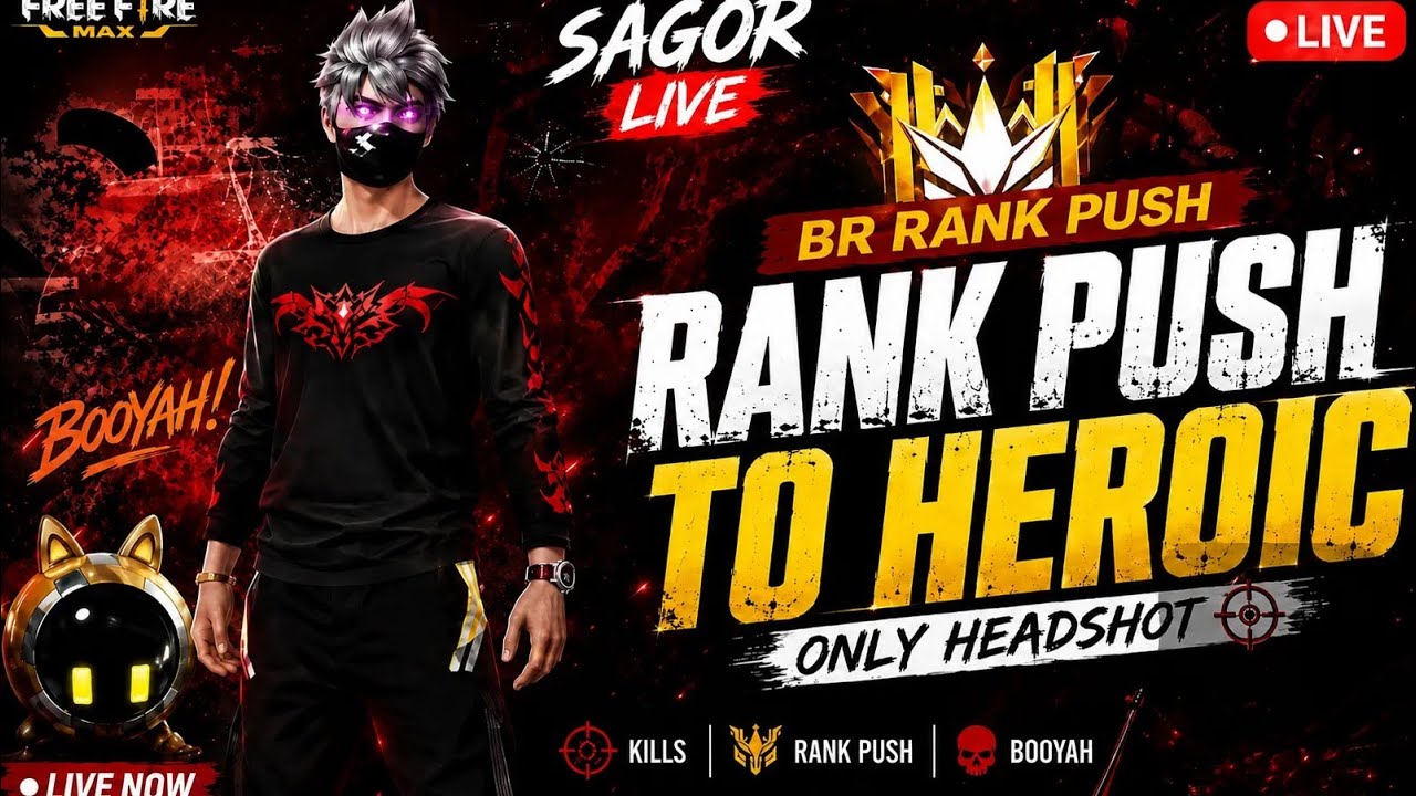 Sagor Ff Robi SAGOR LIVE On Live🔴 || Join Everyone & Enjoy The Game || #FreeFire ...