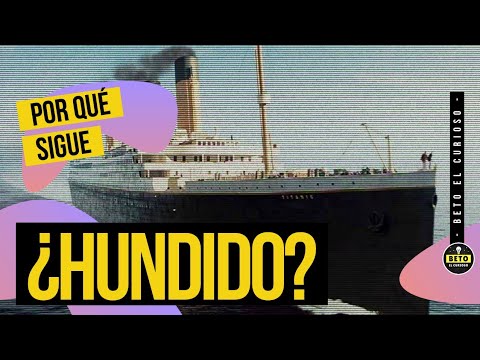 El titanic en el fondo del mar