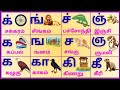 க்ங்ச்ஞ்/கஙசஞ/ககாகிகீ/Meieluthukkal/Uyirmeieluthukkal/Tamil Alphabets @PEEKABOO-ff8wq #tamillearning