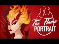 Portrait Painting Tutorial - Girl on Fire Acrylic Painting